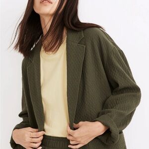 Madewell Diamond Jacquard Blazer